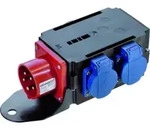 Bachmann CEE-Adapter 1xSt.16A 400V 3xSchu 349.028