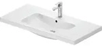 Duravit Waschtisch D-Code 100x48cm, m Hahnloch, mit &Uuml;berlauf, wei&szlig;
