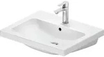 Duravit Waschtisch D-Code 60x48cm, m Hahnloch, mit &Uuml;berlauf, wei&szlig;