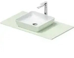 Duravit Konsolenwaschtisch Sivida 88x50cm, I.Fa w m, Au&szlig;.Farbe gr&uuml;n ma