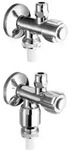 Schell Doppelanschluss-Eckventil COMFORT G 1/2 AG, m ASAG E, m RV, o. RB, verchromt