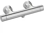 Hansa Wannen- + Brausearm. HANSAPRISMA mit Thermostat, Wandmontage, chrom