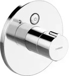 Hansa Fertigmontageset HANSAELECTRA Brause-Thermostat-Armatur, chrom
