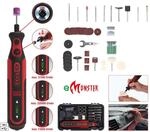 KS Tools eMONSTER Akku-Multifunktionswerkzeug-Satz mit 50 Zubeh&ouml;rteilen