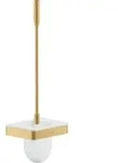 hansgrohe WC-B&uuml;rstengarnitur Axor universal Wandmontage, brushed gold optic
