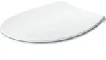 Duravit WC-Sitz oval m Abs, abn., 44,8cm, Uni, Scha. ES, we.