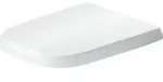 Duravit WC-Sitz eckig m Abs, abn., 44,8cm, Uni, Scha. ES, we.
