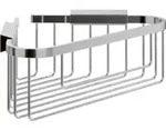 V&B Eck-Duschkorb Elements Tender 260x206x82mm, brushed nickel black