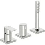 Hansa Fertigmontageset HANSASTELA 3-Loch-Wann- + Br-EHM, Dr.umst, Ro ek, c