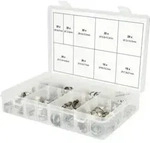 KS Tools Sortiment stufenlose 1-Ohr-Schlauchschellen, &Oslash; 5,8-21mm, 170-tlg.