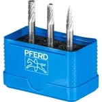 PFERD TOOLS HSS Fr&auml;sstift Set 85 3-tlg. Zahnung 3 &Oslash; 6mm Schaft-&Oslash; 6mm universal