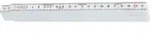 HULTAFORS Gliederma&szlig;stab Kunststoff 1mx13mm wei&szlig;