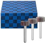 PFERD TOOLS F&auml;cherschleifer-Set 3-tlg. Korund &Oslash; 20x10mm Schaft-&Oslash; 6 mm A60, 80,120