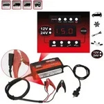 KS Tools 12V + 24V SMARTcharger Hochfrequenz-Batterieladeger&auml;t 25A/12,5A