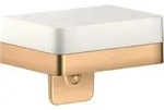 hansgrohe Lotionspender Axor universal mit Ablage, Glas, brushed bronze
