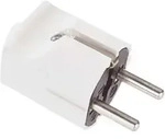 Bachmann Schutzkontakt-Stecker ws,Zentral 910.270