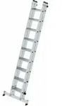 Munk Stufen-Schiebeleiter 2-teilig mit nivello&reg;-Traverse 2x9 Stufen