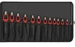 Henkellocheisensatz DIN 7200-A 12-tlg.Rolltasche