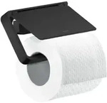 hansgrohe Papierhalter Axor universal mit Deckel, Metall, mattschwarz