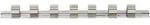 BGS Aufsteckschiene mit 7 Clips 2318, 12,5 mm (1/2")