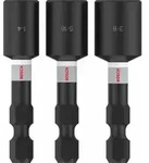 Bosch PRO Nutsetter Impact Set , 1/4" x 50 mm, 5/16" x 50 mm, 3/8" x 50 mm, 3-tlg.