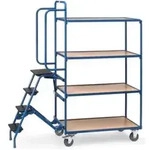 fetra Kommissionierwagen 2108 - Tragkraft 250kg TPE-Reifen