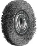 PFERD TOOLS Rundb&uuml;rste breit ungezopft RBU &Oslash;150x25xvariable Bohrung