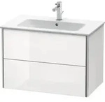 Duravit Waschtischunterschrank XSquare 81x47,8cm, we m, 2 Schubk., wandh&auml;ngend