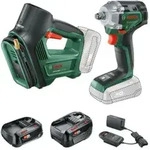 Bosch Combo Kit 18VUniversalImpactDrive+UniversalPump, 1x PBA 18V 2.0Ah+PBA 18V 4.0Ah