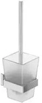 V&B WC-B&uuml;rstengarnitur Elements Striking 94x340x118mm, Gl. sat., m B&uuml;rste, chrom