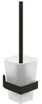 V&B WC-B&uuml;rstengarnitur Elements Striking 94x340x118mm, Gl. sat., m B&uuml;rste, m bla
