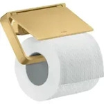 hansgrohe Papierhalter Axor universal mit Deckel, Metall, brushed gold optic