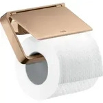hansgrohe Papierhalter Axor universal mit Deckel, Metall, polished red gold
