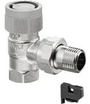 Oventrop Thermostatventil Baureihe AQ DN 10, Eck, voreinstellbar