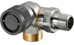 Oventrop Thermostatventil Baureihe A DN 15, G 3/4 AGxR 1/2 AG, Wi-Eck, links