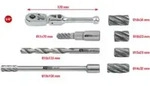 KS Tools 1/4" MASTER ABS-Sensoren-Reibahlen-Satz, 8-teilig