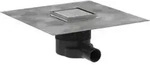 hansgrohe Punktab RainDrain Brillance Komplettset, 100x100mm, Edelstahl finish