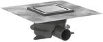 hansgrohe Komplettset Punktab.RainDrain Spot Plus 150x150 mm BST