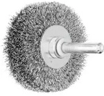 PFERD TOOLS POS Rundb&uuml;rste ungezopft RBU &Oslash;50x15 mm Schaft-&Oslash;6 mm Stahl-Draht-&Oslash;0,20