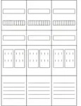 Eaton Z&auml;hlerfeld 1050mm, 6ZP, 5pol. ZSD-Z37B0022