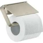 hansgrohe Papierhalter Axor universal mit Deckel, Metall, brushed nickel