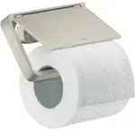 hansgrohe Papierhalter Axor universal mit Deckel, Metall, Edelstahl-Optik