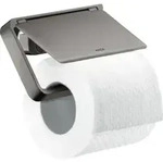 hansgrohe Papierhalter Axor universal m Deckel, Metall, polished black chrome
