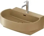 Duravit Waschtisch Balcoon 65x48cm, Clay te ma, m HL, &Uuml;L, Hahnloch