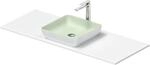 Duravit Konsolenwaschtisch Sivida 128x50cm, I.Fa gr. m, Au&szlig;.Fa we. s-matt