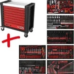 KS Tools Performanceplus Werkstattwagen-Satz P25 mit 510 Werkzeugen f&uuml;r 7 Schubladen