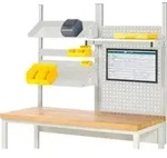 Rau System-Aufbau Komplettset 05, f&uuml;r Produktbreite 1500 mm, RAL7035/RAL7035