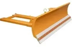 Bauer S&uuml;dlohn Schneeschieber SCH-V 210, lackiert, Gelborange