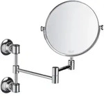 hansgrohe Rasierspiegel Axor Montreux schw, neigbar, Wandmont., brush. ni.