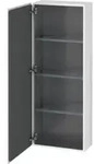 Duravit Halbhochschrank L-Cube 50x24,3x132cm, T&uuml;r re, taupe supermatt